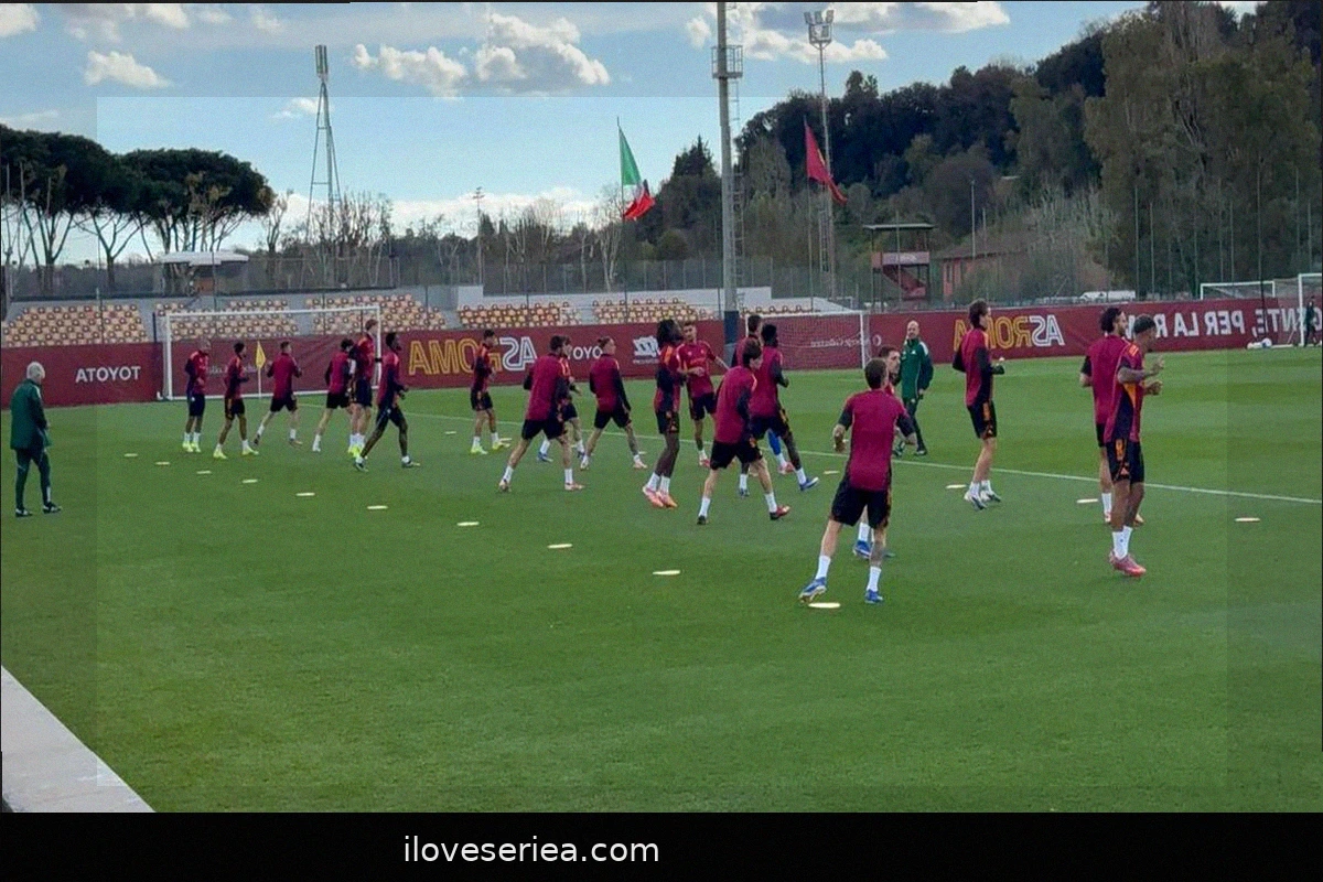 Roma Returns to Training Ahead of Torino Match